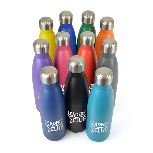 Ashford Pop Drinks Bottle Metal Bottles Black and White London