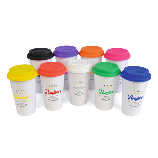 Take Out Mug Travel Mugs Black and White London