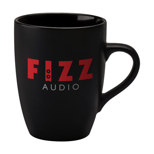 Marrow Matt Black Black Ceramic Mugs Black and White London