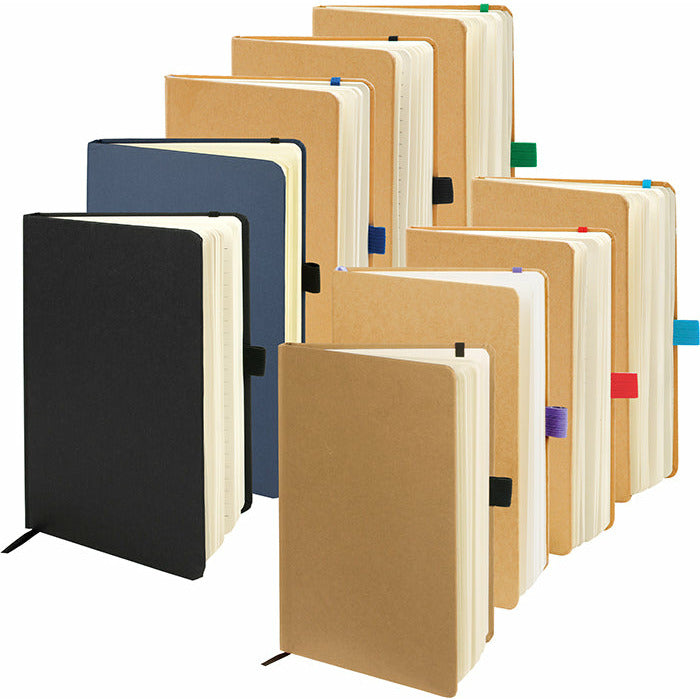 Broadstairs Eco A5 Kraft Paper Notebook Notebooks Black and White London