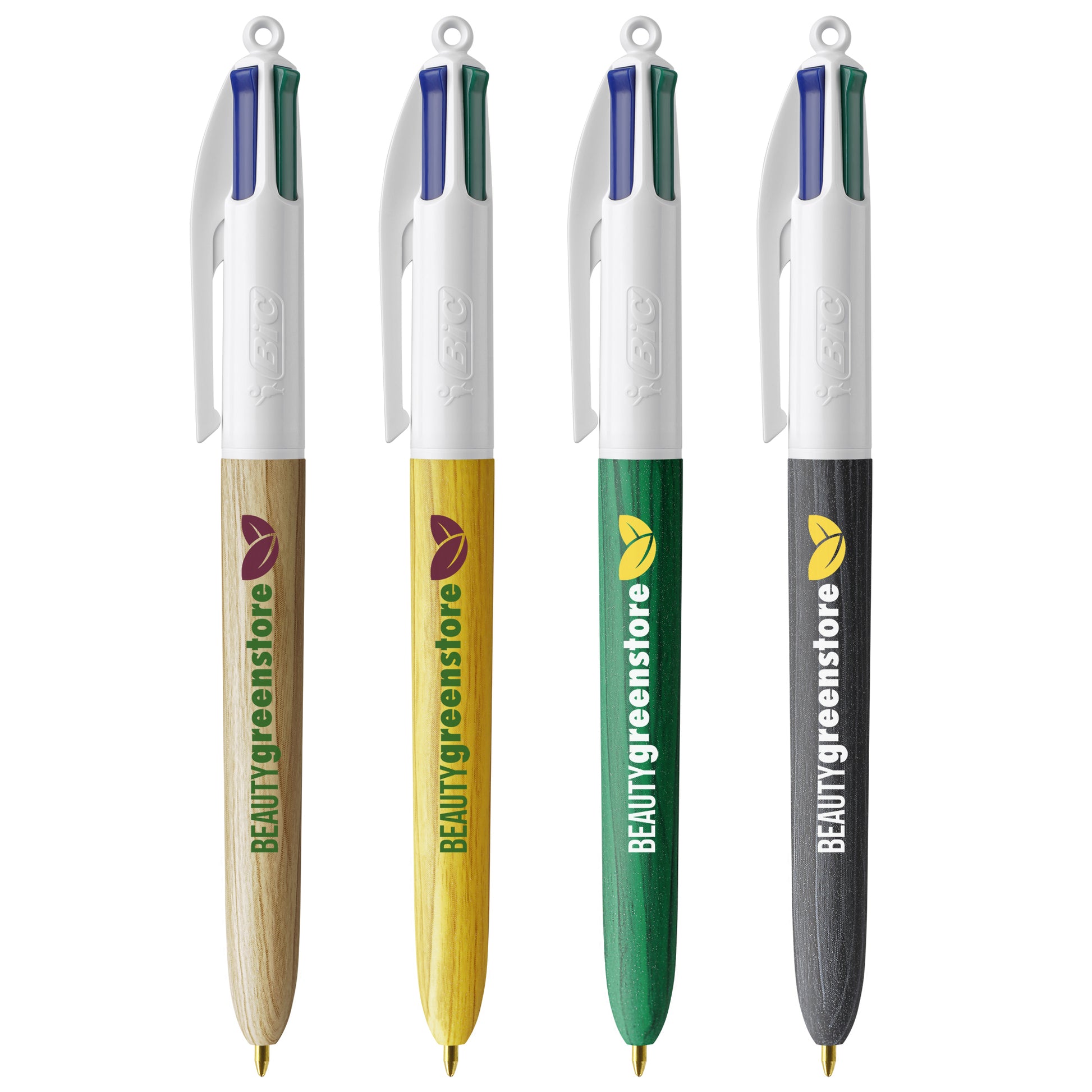 BIC® 4 Colours Wood Style BIC® Stationery   