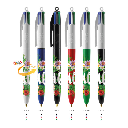 BIC® 4 Colours ballpen BIC® Stationery Black and White London