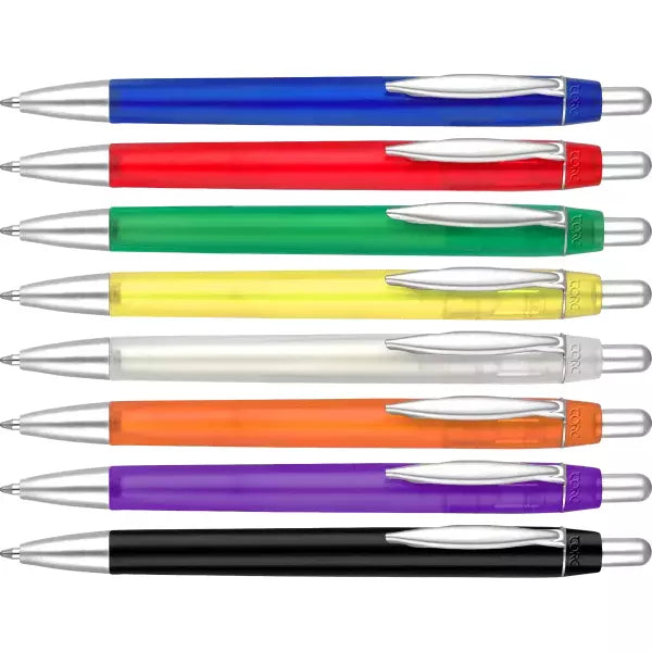 Albany Frost Ballpen Plastic Pens Black and White London