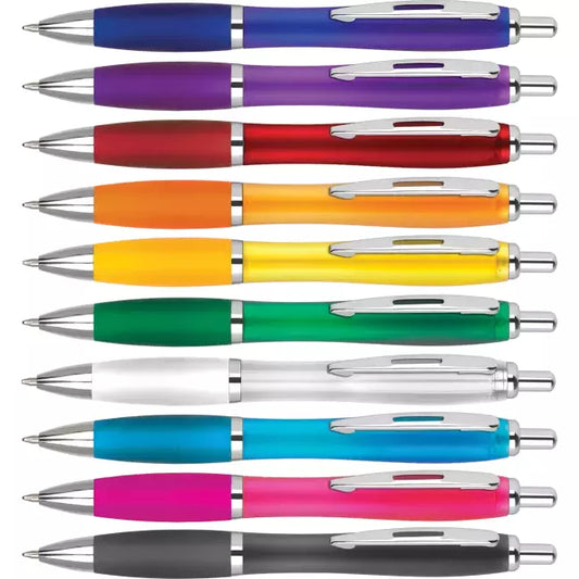 Contour® Frost Ballpen  Black and White London