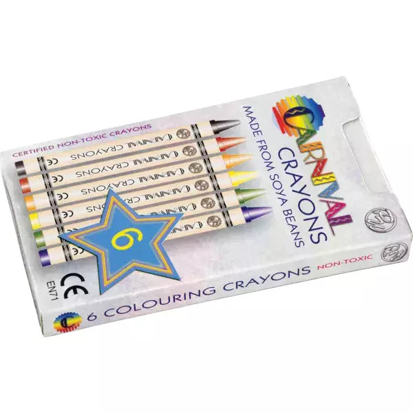Carnival Crayons - 6 Pack  Black and White London