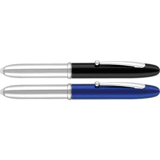 Lumi Pen with LED Torch  Black and White London