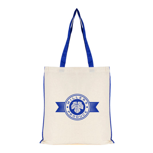 Adelaide Shopper Cotton & Jute Bags Black and White London