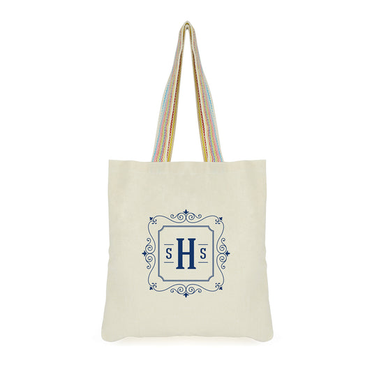 Bowcast Shopper Cotton & Jute Bags Black and White London