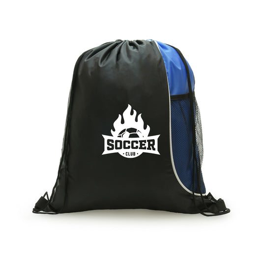 Marty Drawstring Bag Backpacks & Rucksacks Black and White London