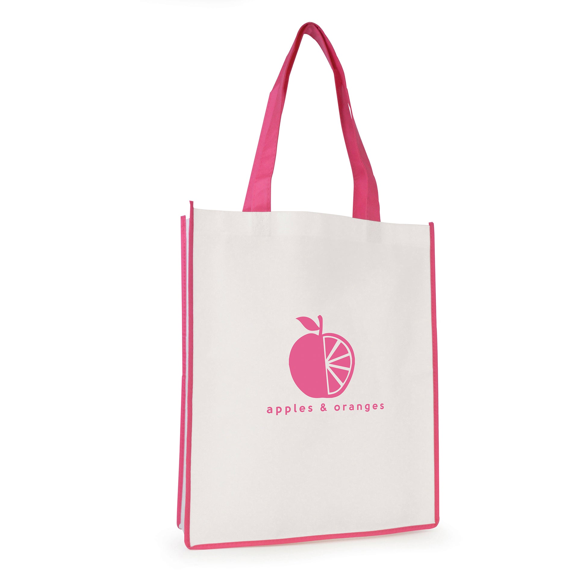 Large Contrast Shopper Non-Woven Tote Bags Black and White London