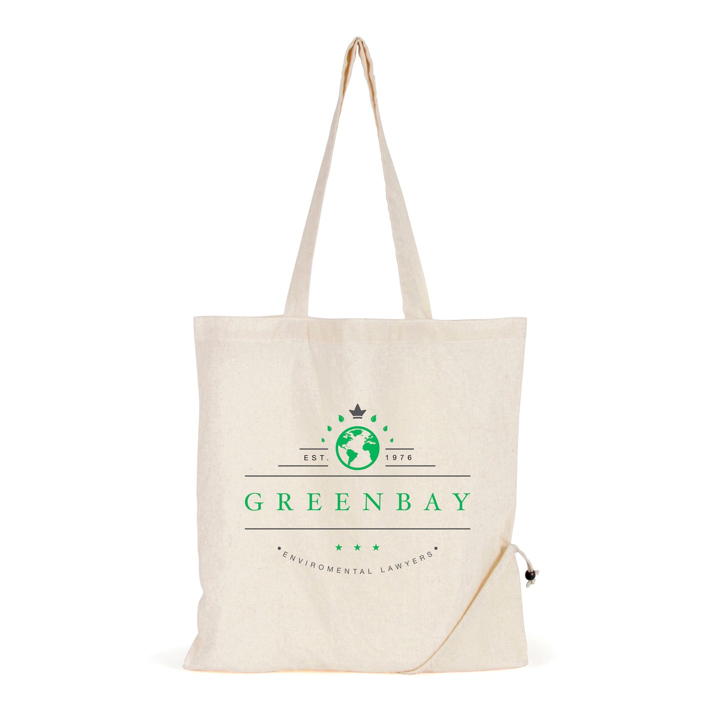 Natural Cotton Foldable Shopper Foldable Tote Bags Black and White London