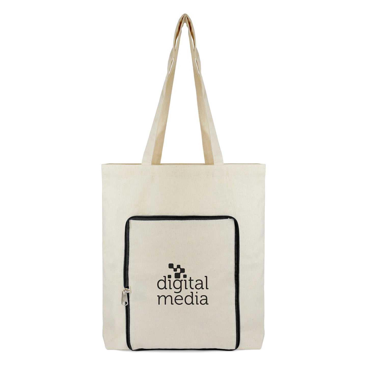 Farrington Shopper Cotton & Jute Bags Black and White London