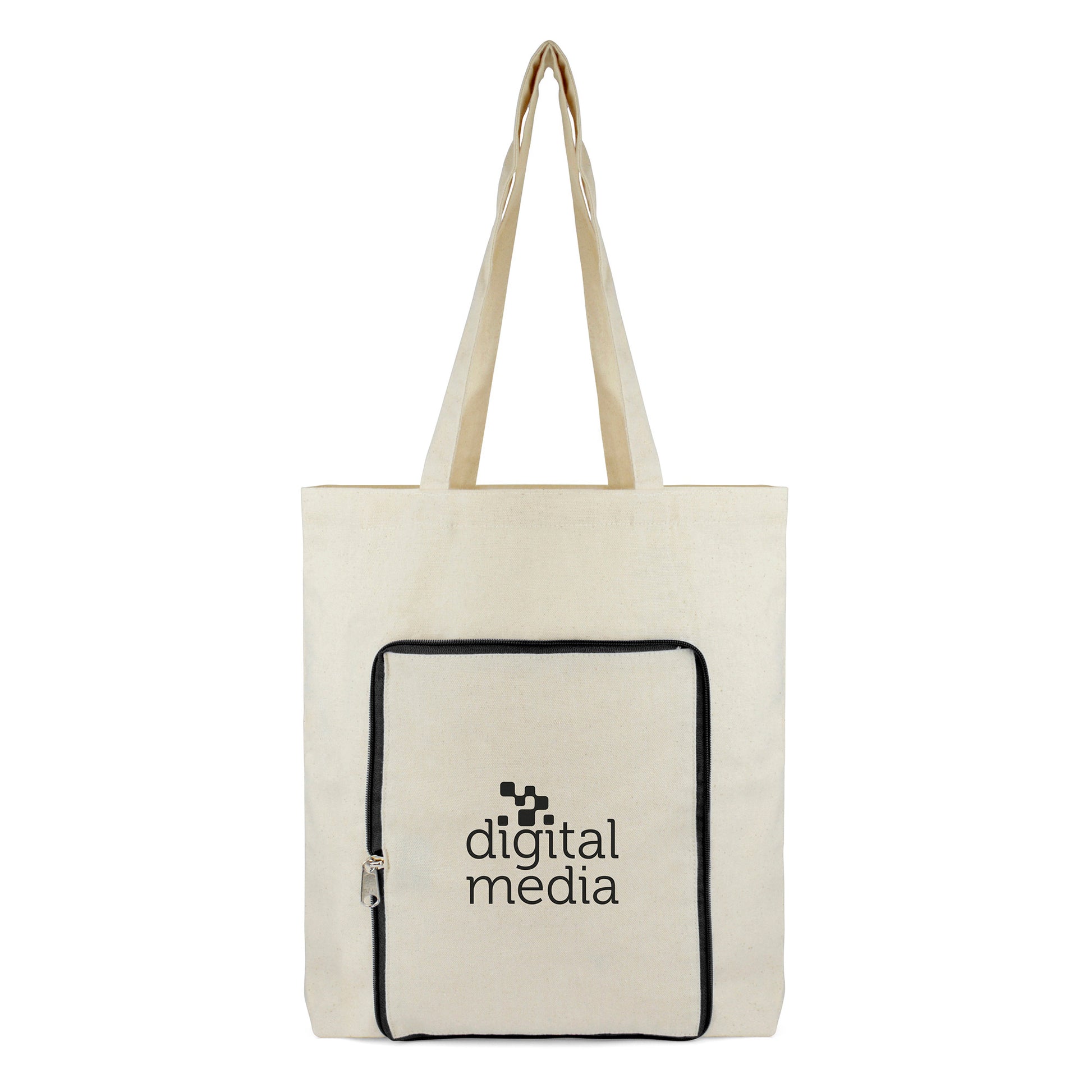 Farrington Shopper Cotton & Jute Bags Black and White London
