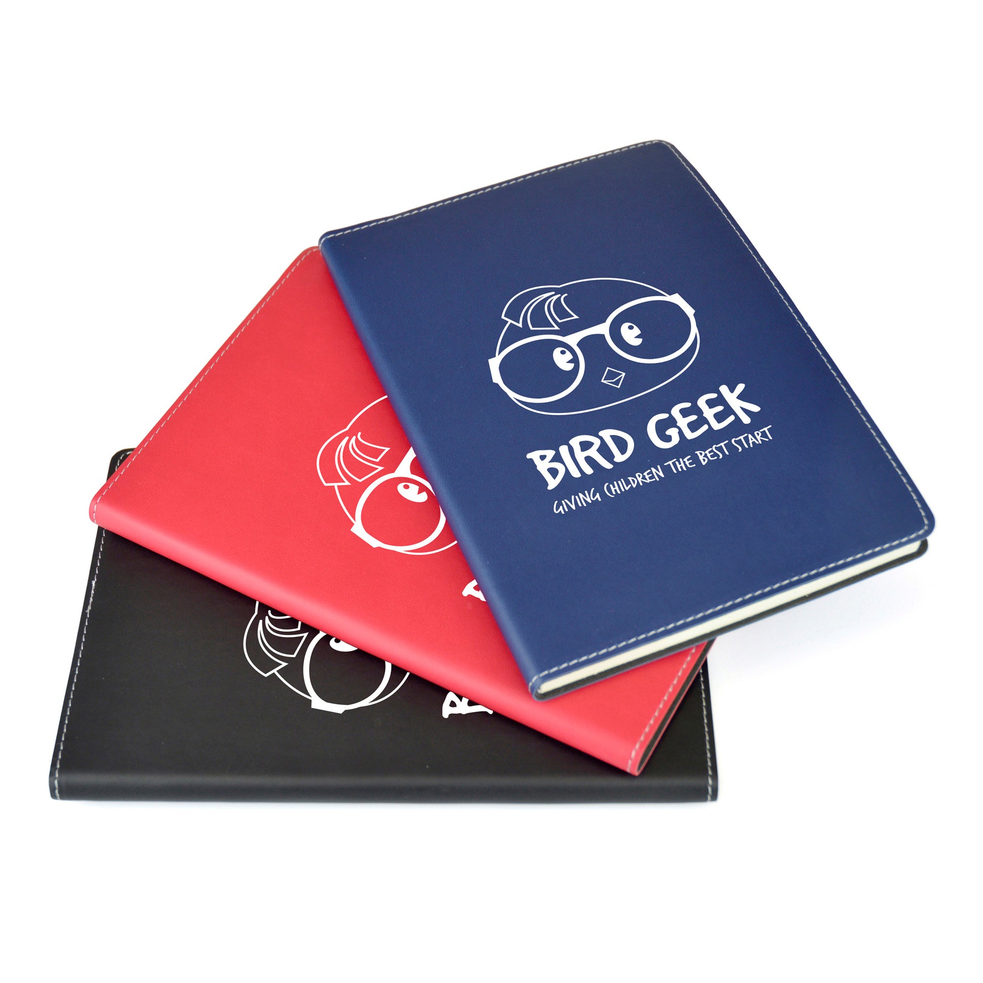 Stitch Edge Notebook Notebooks Black and White London