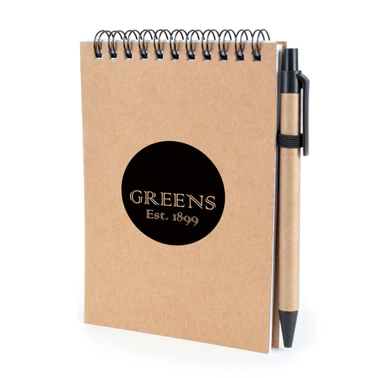 A6 Hemiola Jotter Notebooks Black and White London