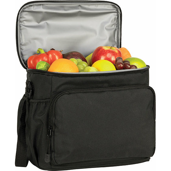 Teynham Deluxe Eco Recycled Cooler Bag Cooler Bags Black and White London