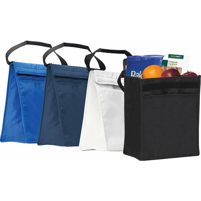 Tonbridge Eco Lunch Cooler Bag 210d R-Pet fabric Black and White London