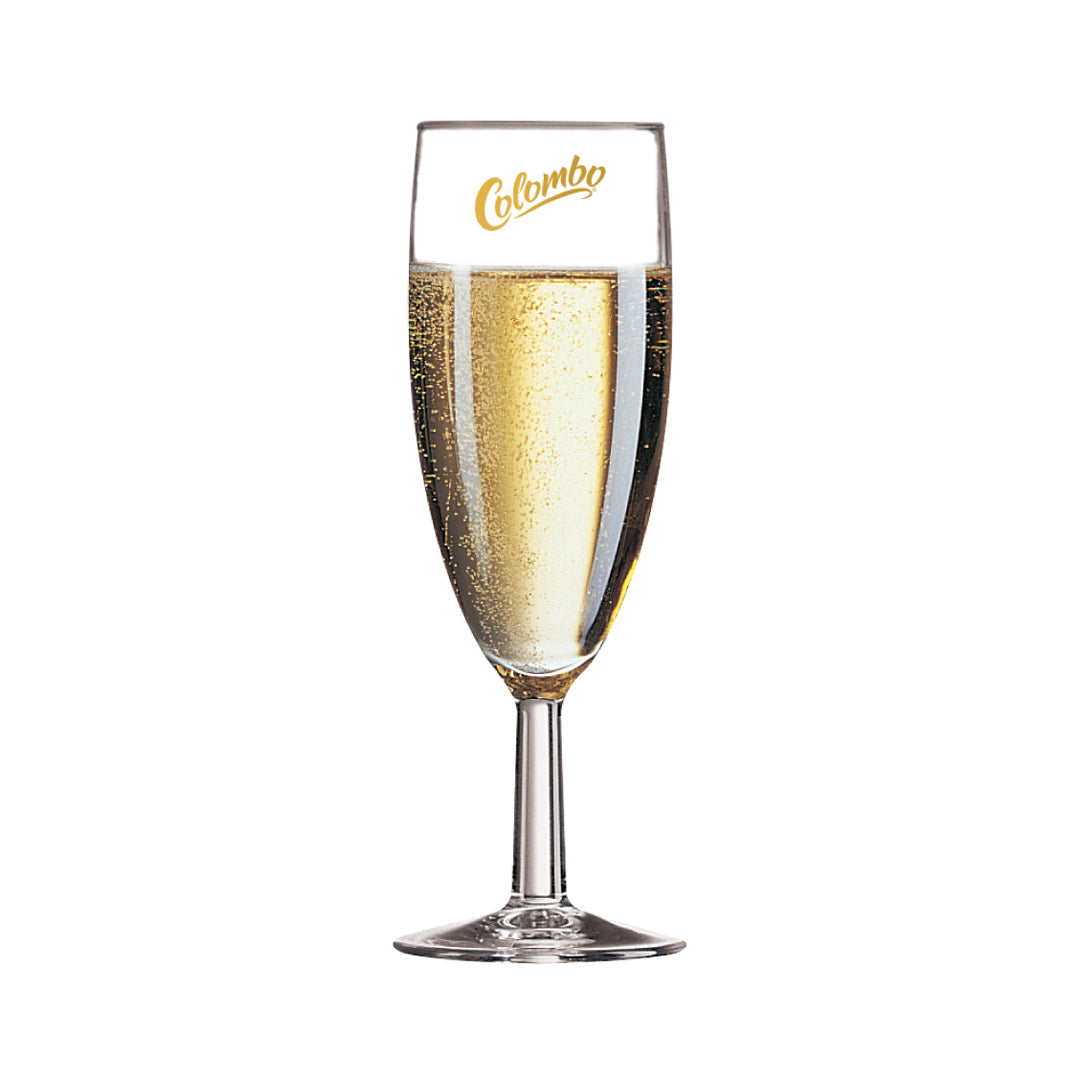 Champagne Flute 170ml 170 Black and White London