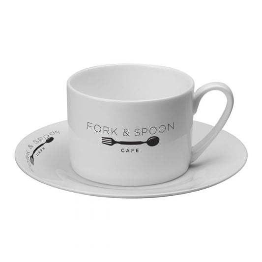 Stirling Cup & Saucer Cup & Saucers Black and White London