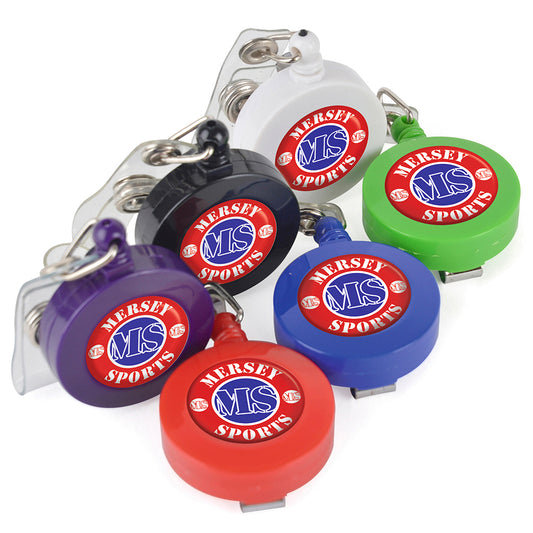 Domed Ski Pass Holder Pass Holders Black and White London