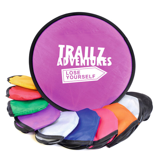 Foldable Flying Disc (Frisbee) Games Black and White London