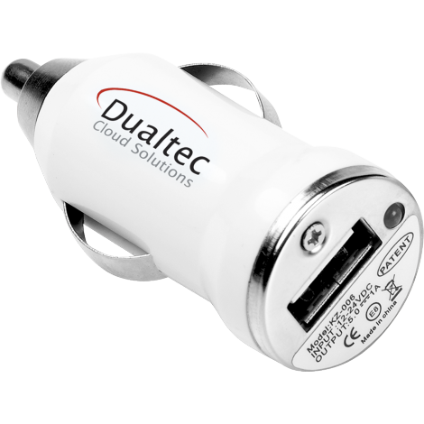 Car USB Charger  Black and White London