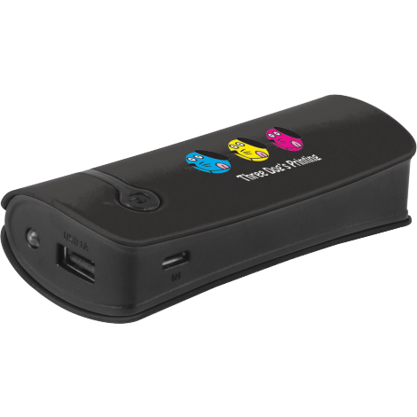 Velocity Power Bank  Black and White London