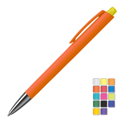 Zeno Gloss/Trans M Ball Pen  Black and White London
