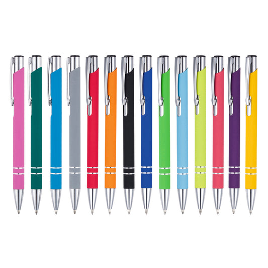 Beck Softfeel  Metal Pens Black and White London