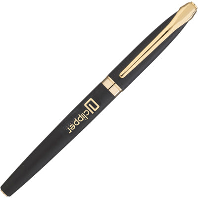 Ballad Gold Roller Executive Pens Black and White London
