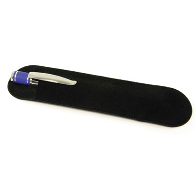 Single Velveteen Pouch  Black and White London