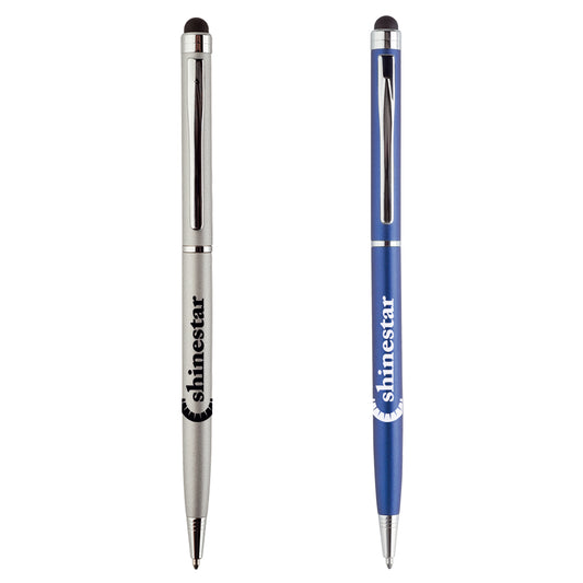 Sleek Stylus Matt pen  Black and White London