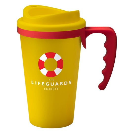Universal Mug Yellow Drinkware Black and White London