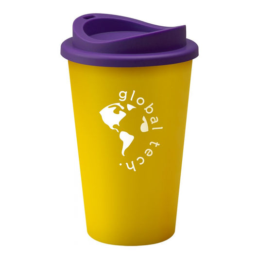 Universal Tumbler Yellow Drinkware Black and White London