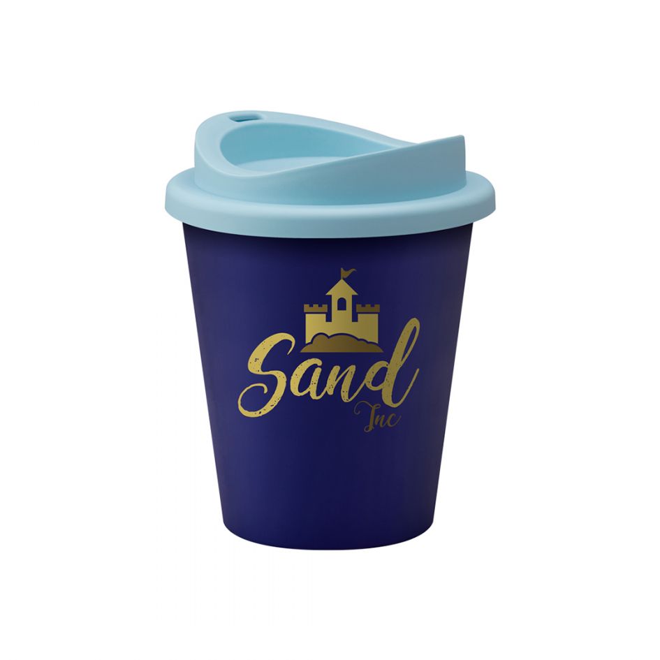 Universal Vending Cup Blue Drinkware Black and White London