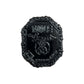 Zinc Alloy Badges  Black  