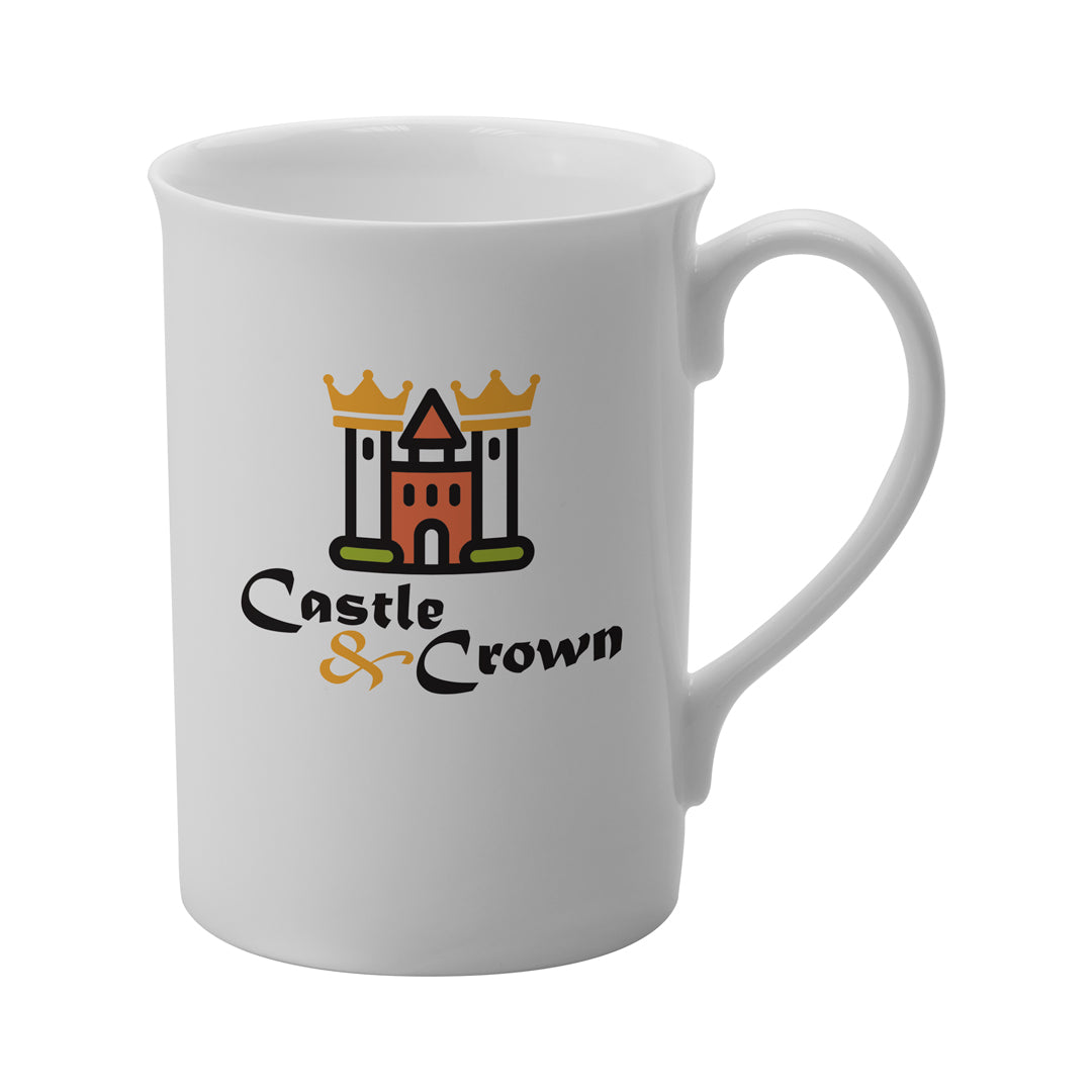 Windsor Trent Bone China Mug 350 Black and White London