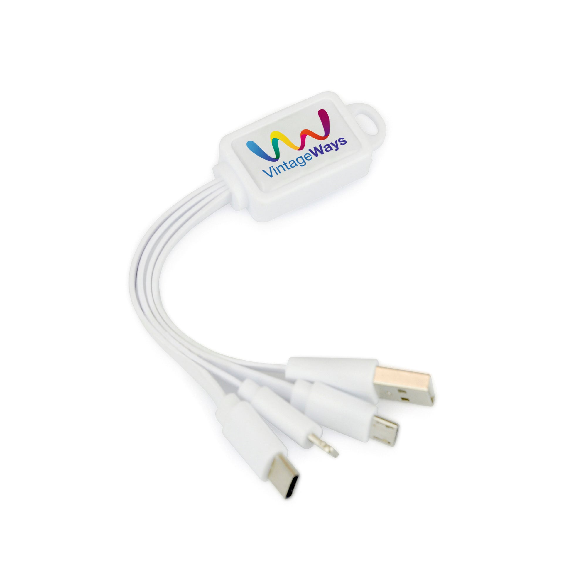 Tucker 3-in-1 Charger  Black and White London