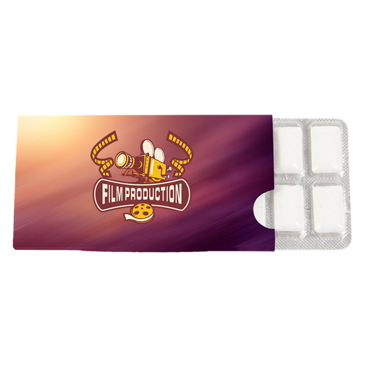 Blister pack with 12 chewing gums Sweets & Confectionery Black and White London