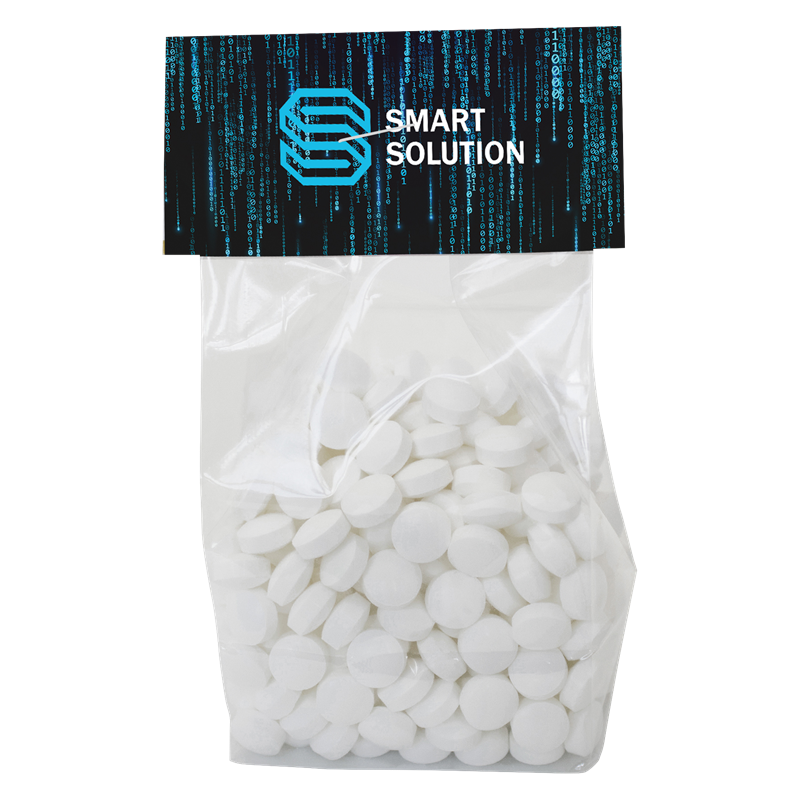 130g Bag with Dextrose Mints Sweets & Confectionery Black and White London