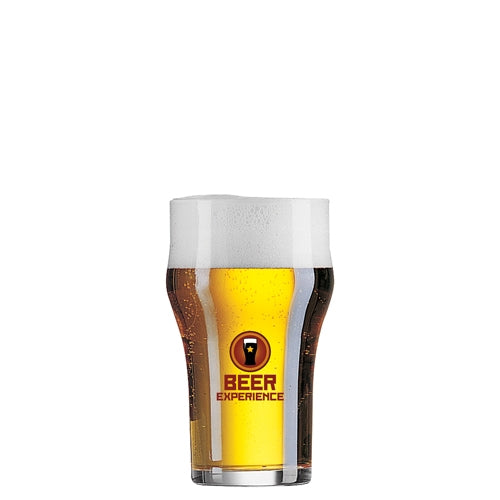 Nonic Beer Glass (340ml/11.5oz) Glassware Black and White London