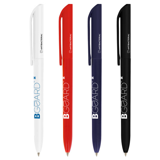 BIC® Super Clip BGUARD™ Antibacterial Ballpen BIC® Stationery Black and White London