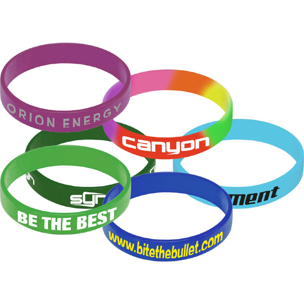 Express Silicone Wristbands  Black and White London