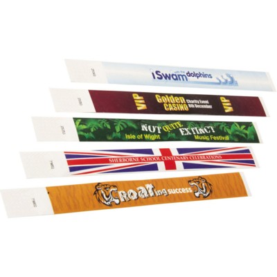 Tyvek Wristbands  Black and White London