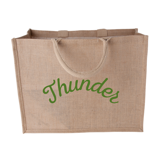 Premium Jute Bag  Black and White London
