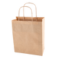 Medium Custom Kraft Paper Bag  Black and White London