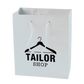 Small Custom Matte Paper Bag  Black and White London