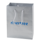 Small Custom Matte Paper Bag  Black and White London